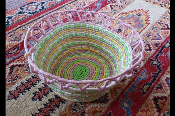 سبدبافی با طناب قزوین